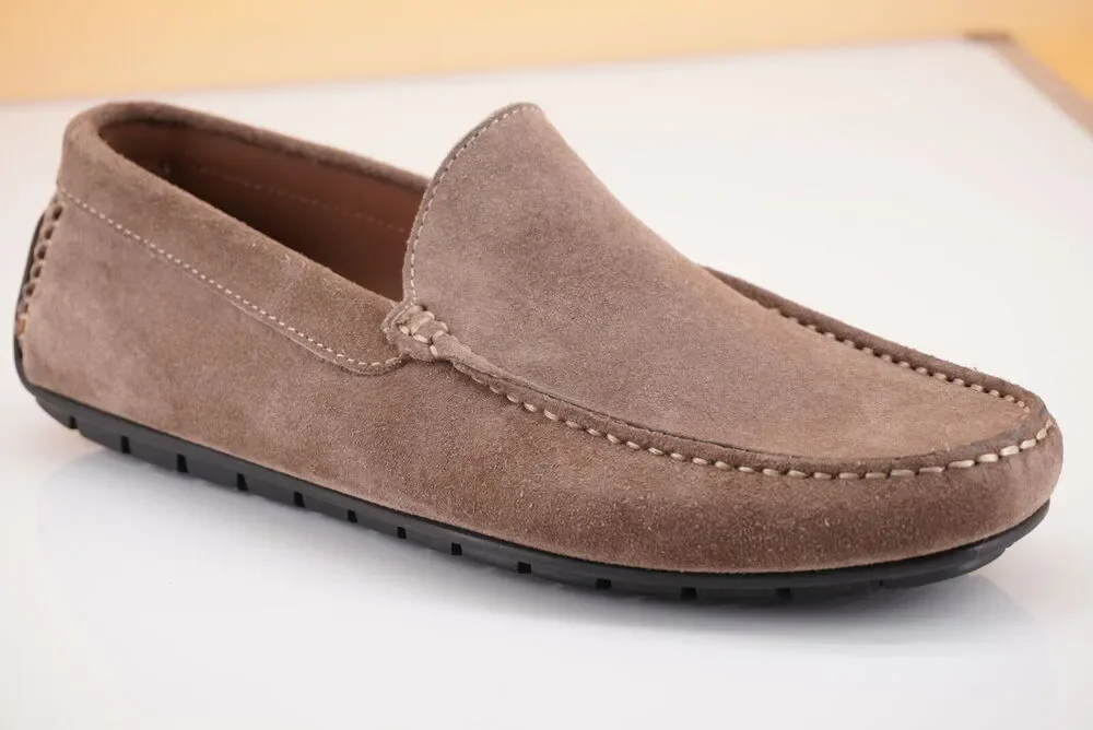 To Boot New York Quincy Grey Suede Men's Driver loafers Size 9 New $295 Moc